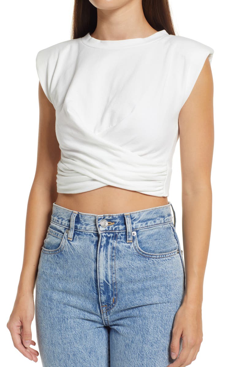 Lulus No Lies Crop T-Shirt, Alternate, color, 