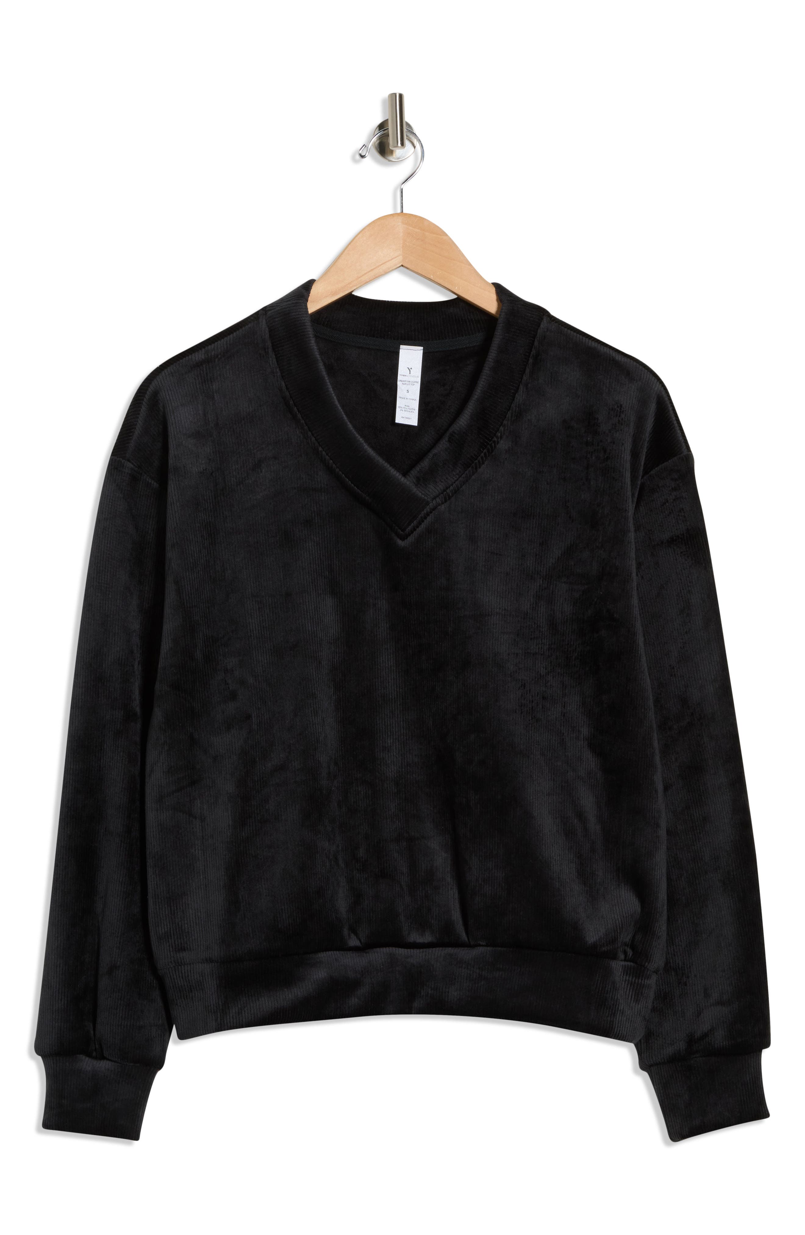 YOGALICIOUS Dreamy Rib Coffee Run Sweatshirt