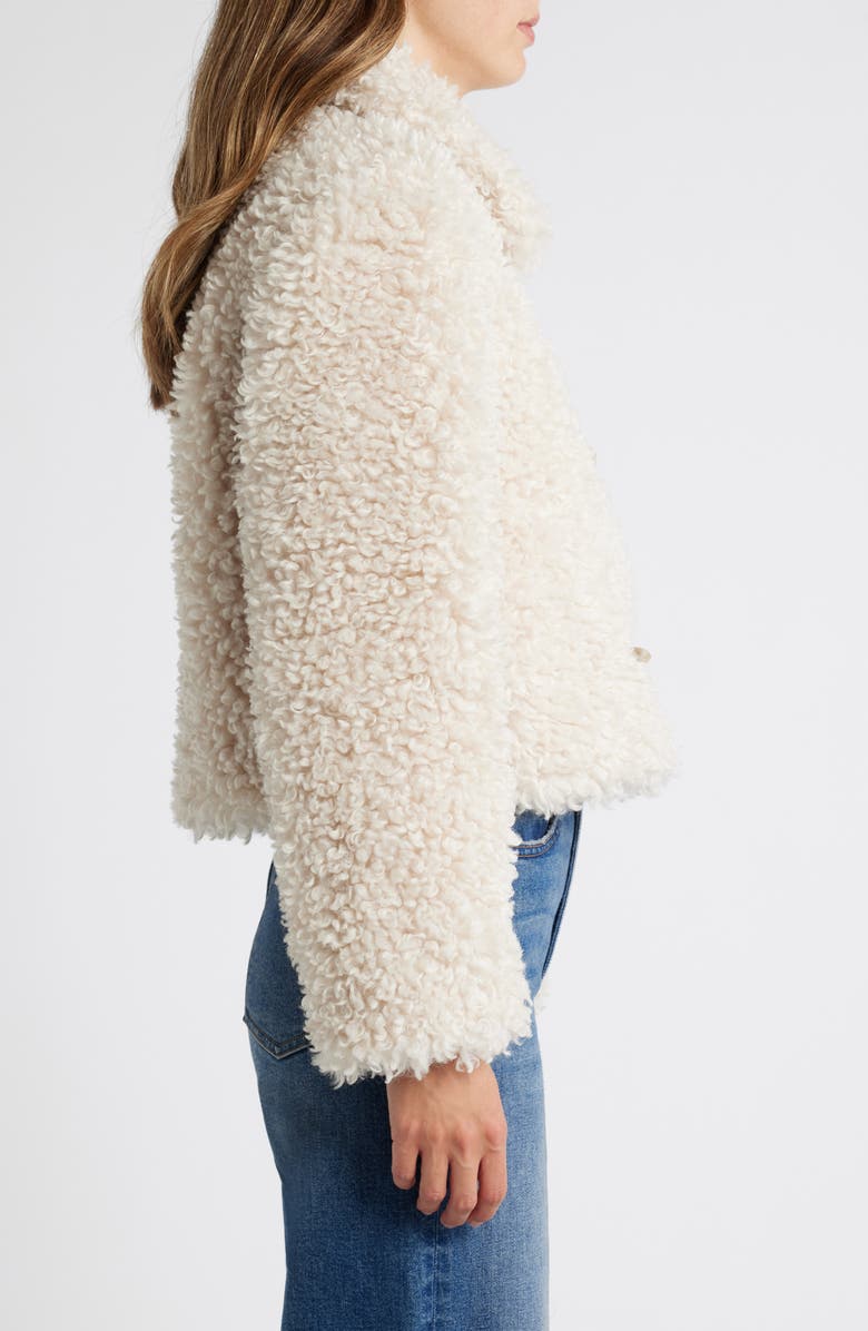 Lucky Brand Toggle Faux Fur Jacket, Alternate, color, Ecru