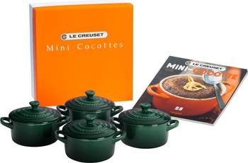 Le Creuset 5-Piece Mini Stoneware Cocottes & Cookbook Set | Nordstrom