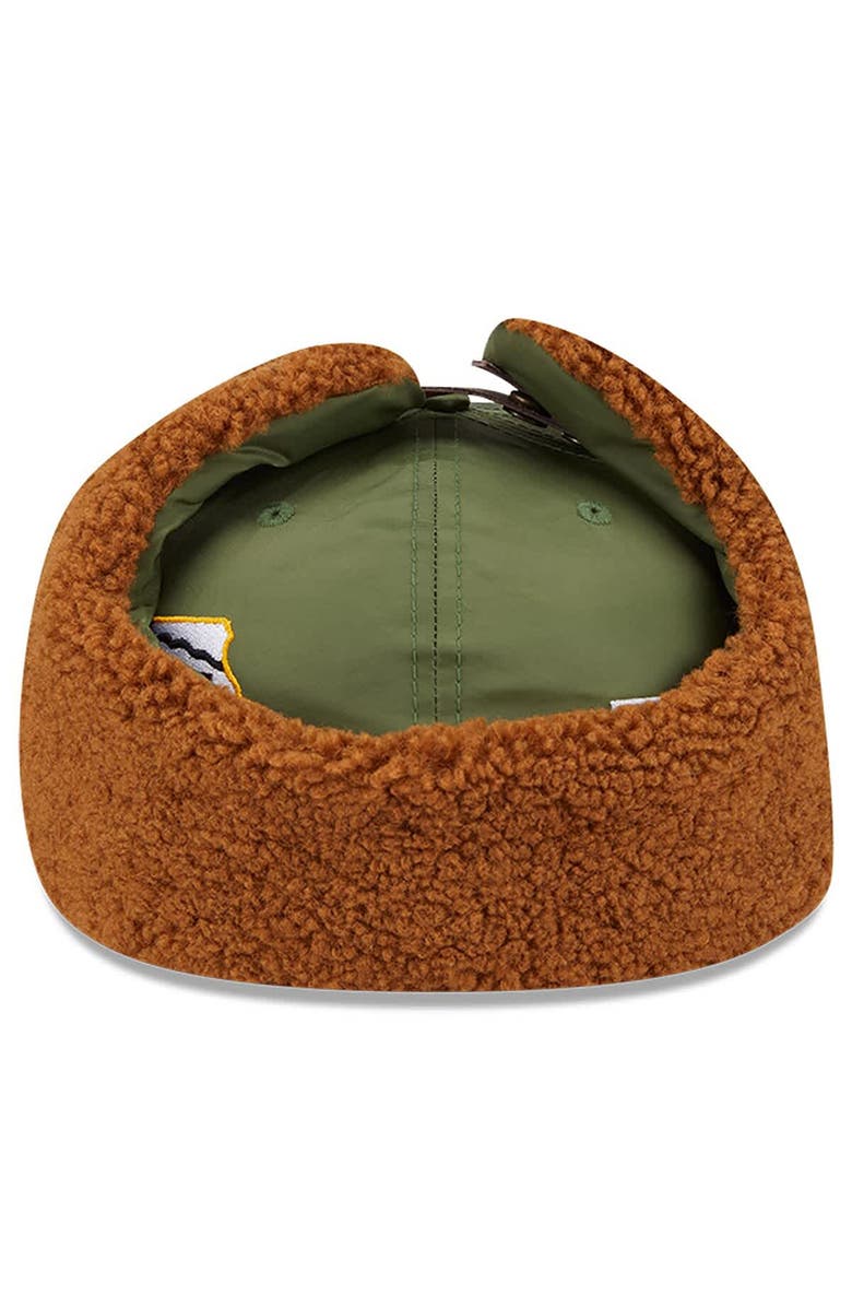 New Era x Alpha Industries Men's New Era x Alpha Industries Olive Kansas City Chiefs Dog Ears 59FIFTY Fitted Hat, Alternate, color, Olive