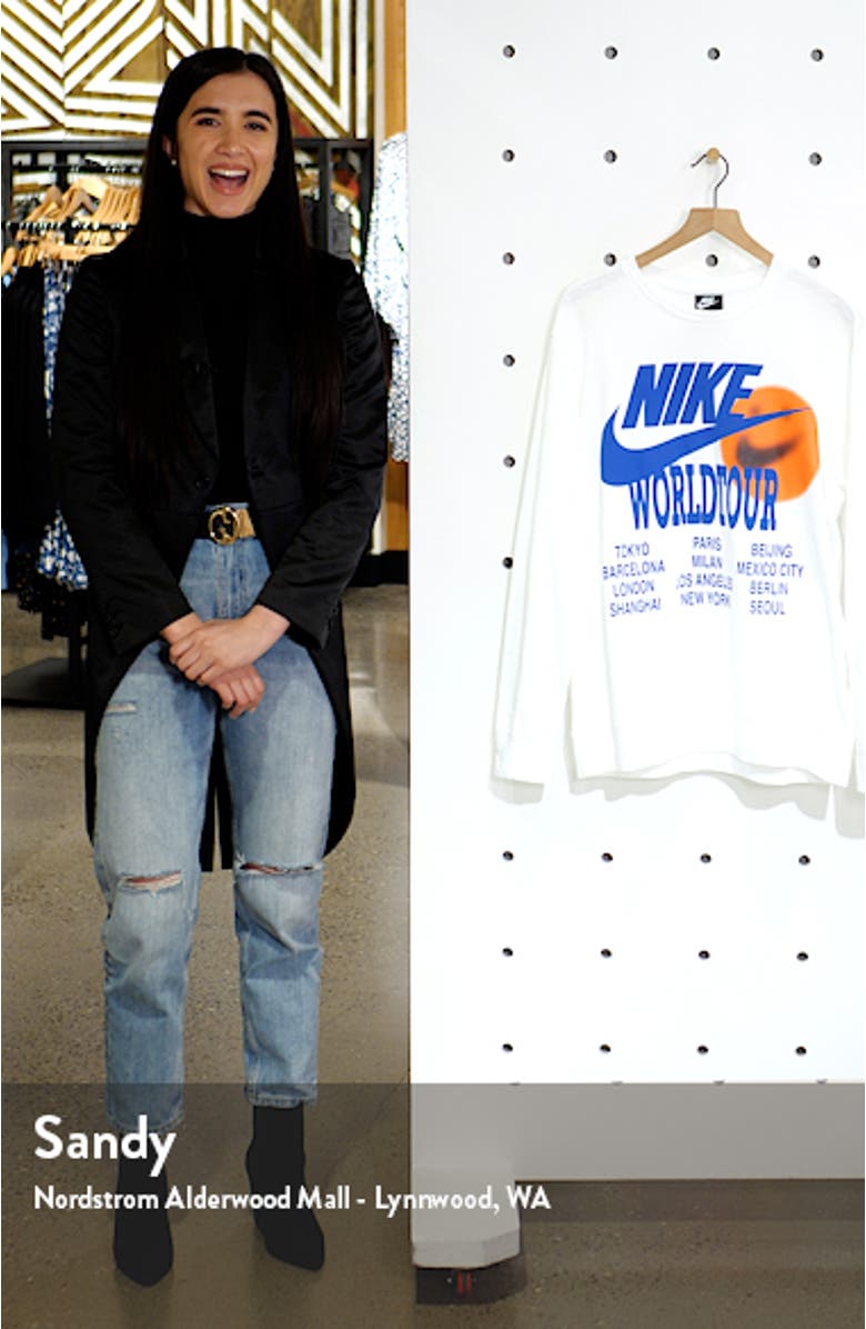 Sportswear World Tour Long Sleeve Graphic Tee, sales video thumbnail