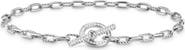 David Yurman DY Madison® Toggle Chain Bracelet in Sterling Silver with Diamonds