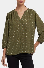 NYDJ Pintuck Top