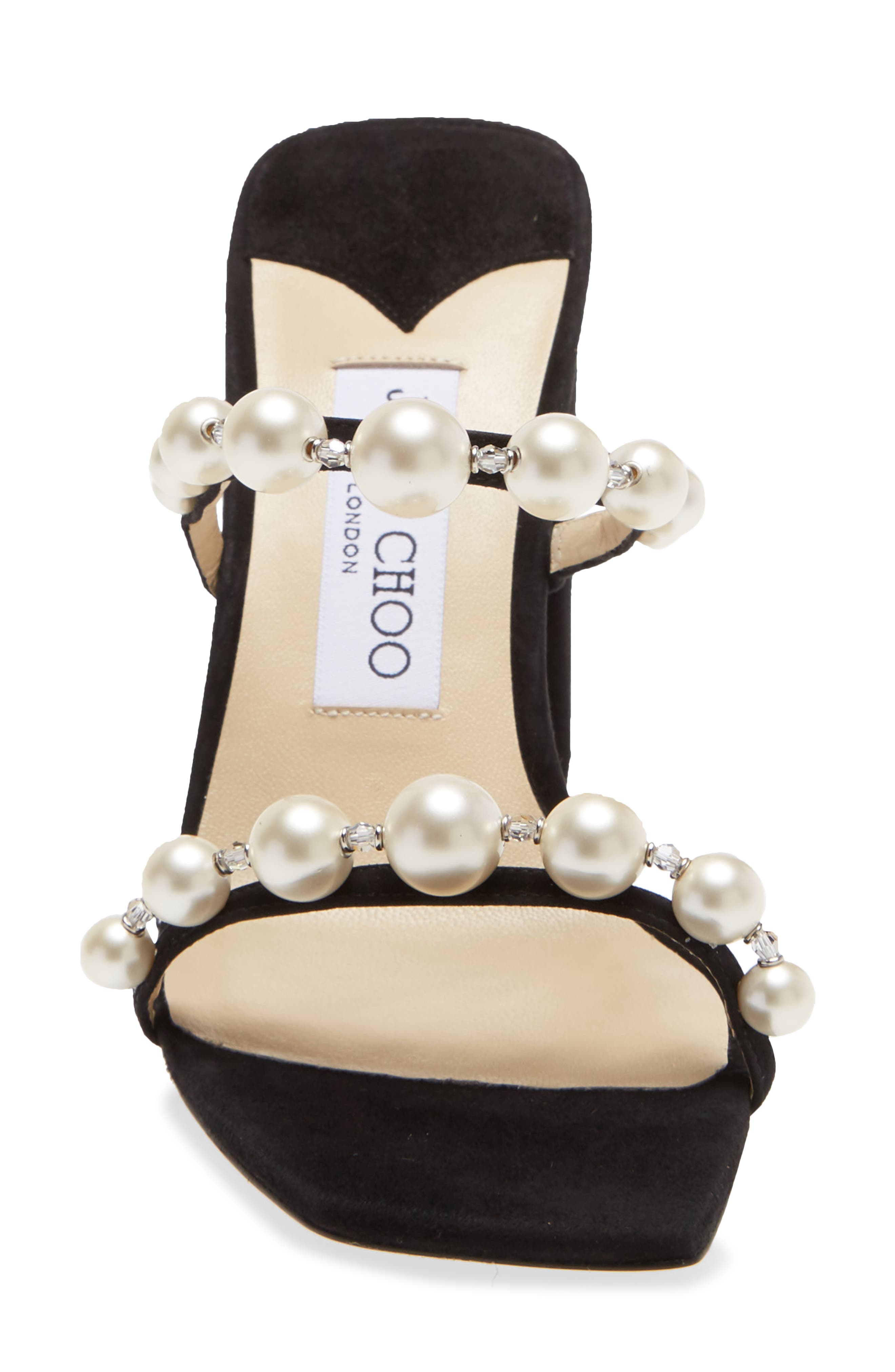 Jimmy Choo Amara Embellished Slide Sandal, Alternate, color, 