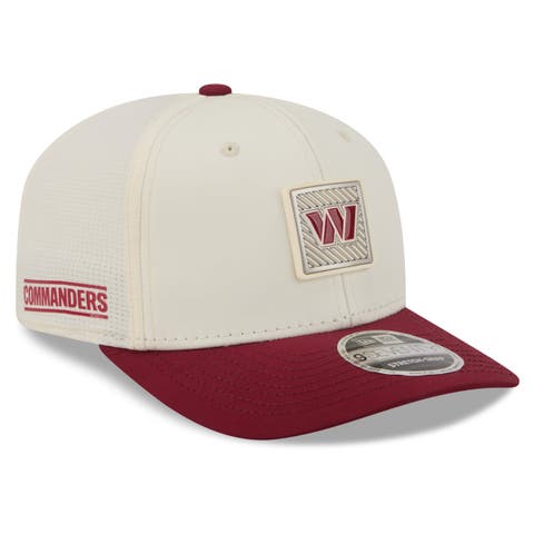 Men's New Era  Cream/Burgundy Washington Commanders 2026 NFL Training Camp 9SEVENTY Adjustable Hat