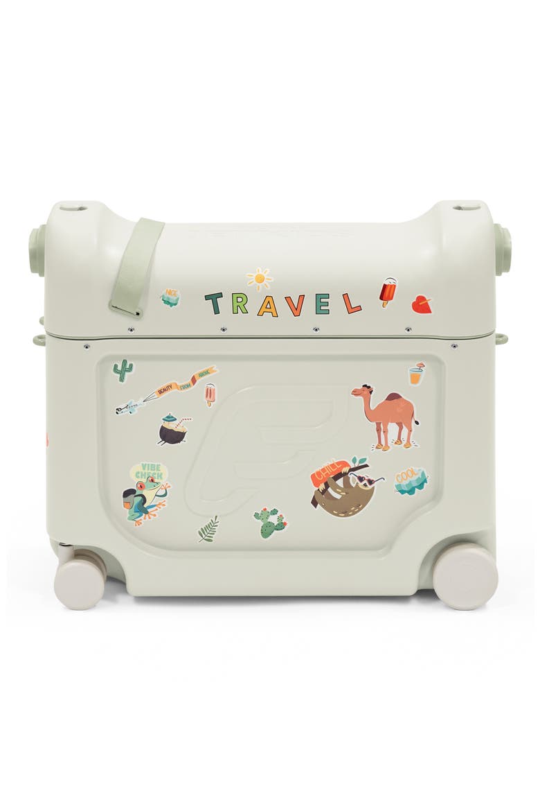 JetKids BedBox® Ride-On Carry-On Suitcase, Alternate, color, GREEN