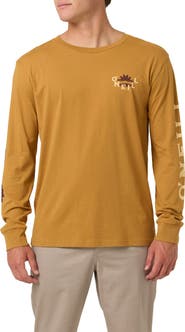 O'Neill El Calafate Long Sleeve Cotton Graphic T-Shirt