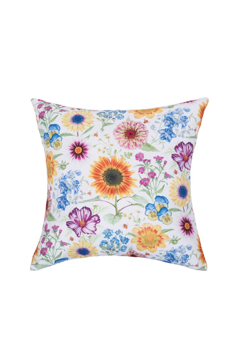 C&F Home Spring Blossoms Indoor/Outdoor Accent Pillow, Main, color, Yellow
