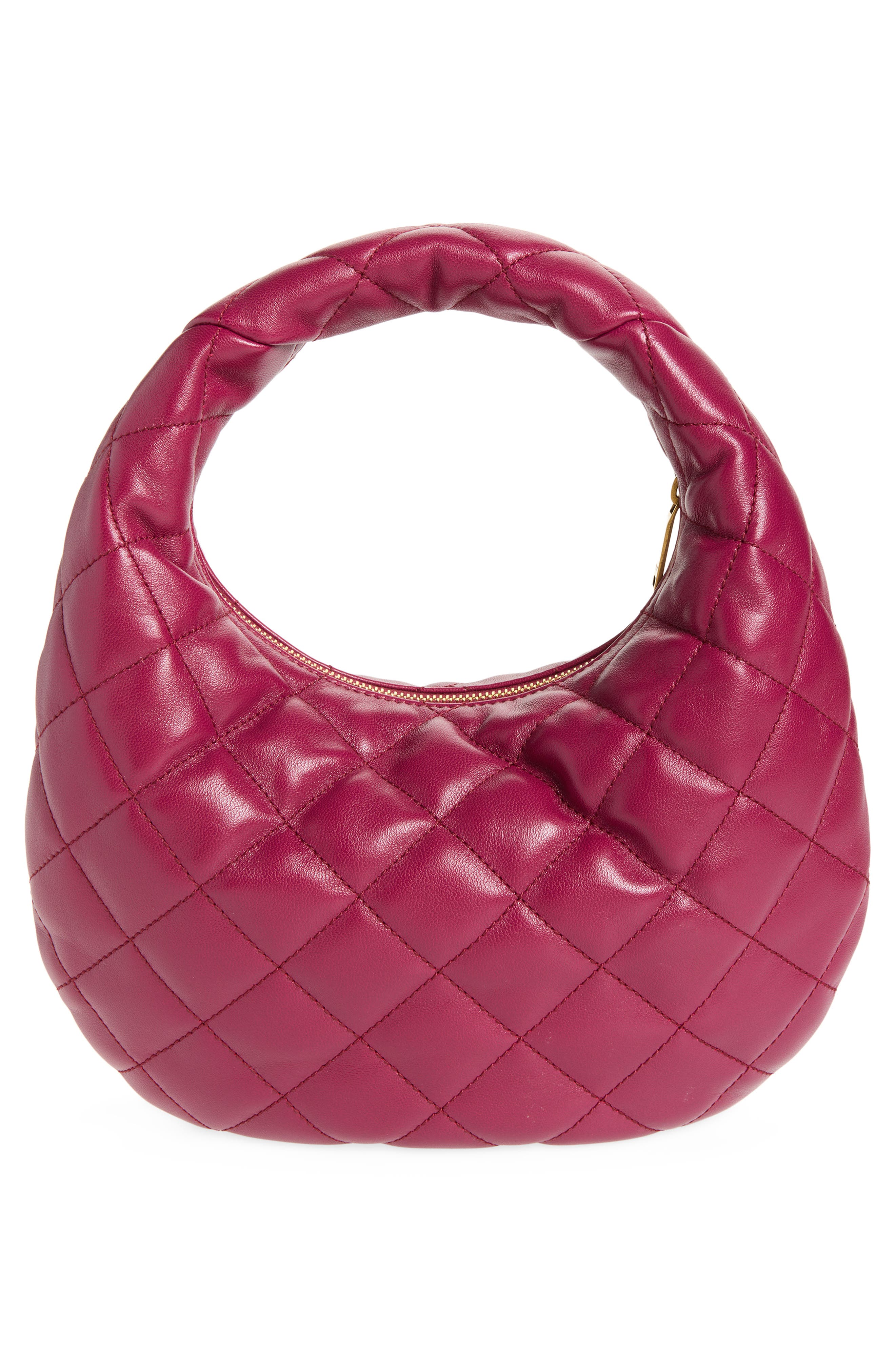 Baby Icare Quilted Leather Hobo Bag, Alternate, color, DEEP FUCHSIA