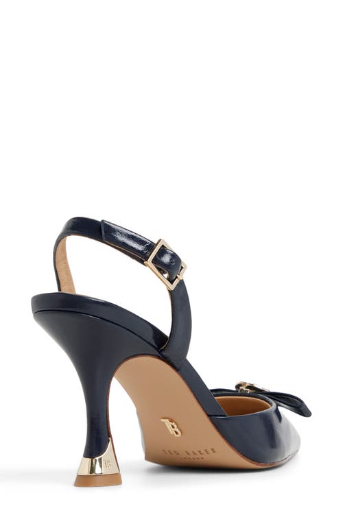 Ted Baker Sienna Slingback Pointed Toe Pump In Blue