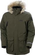 Helly Hansen Reine Waterproof Insulated Parka with Faux Fur Trim Hood