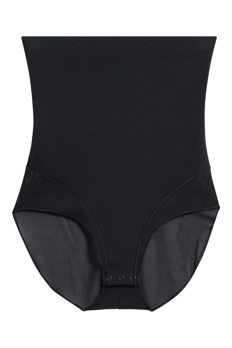 Powermesh Zoned High Waisted Briefs, Alternate, color, ONYX