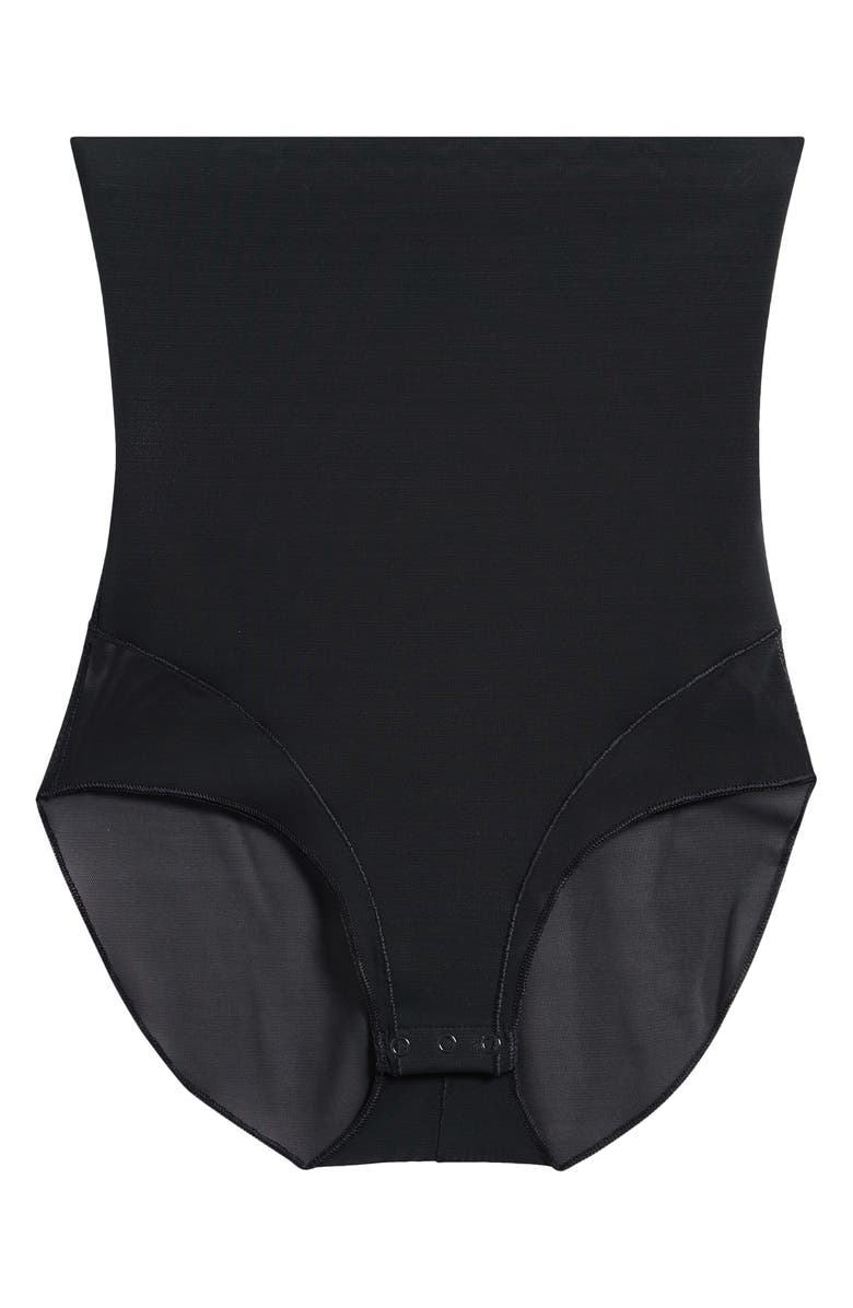 SKIMS Powermesh Zoned High Waisted Briefs, Main, color, Onyx