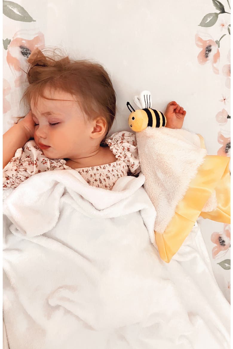 Little Lovey & Soother Blanket, Alternate, color, YELLOW/ YELLOW