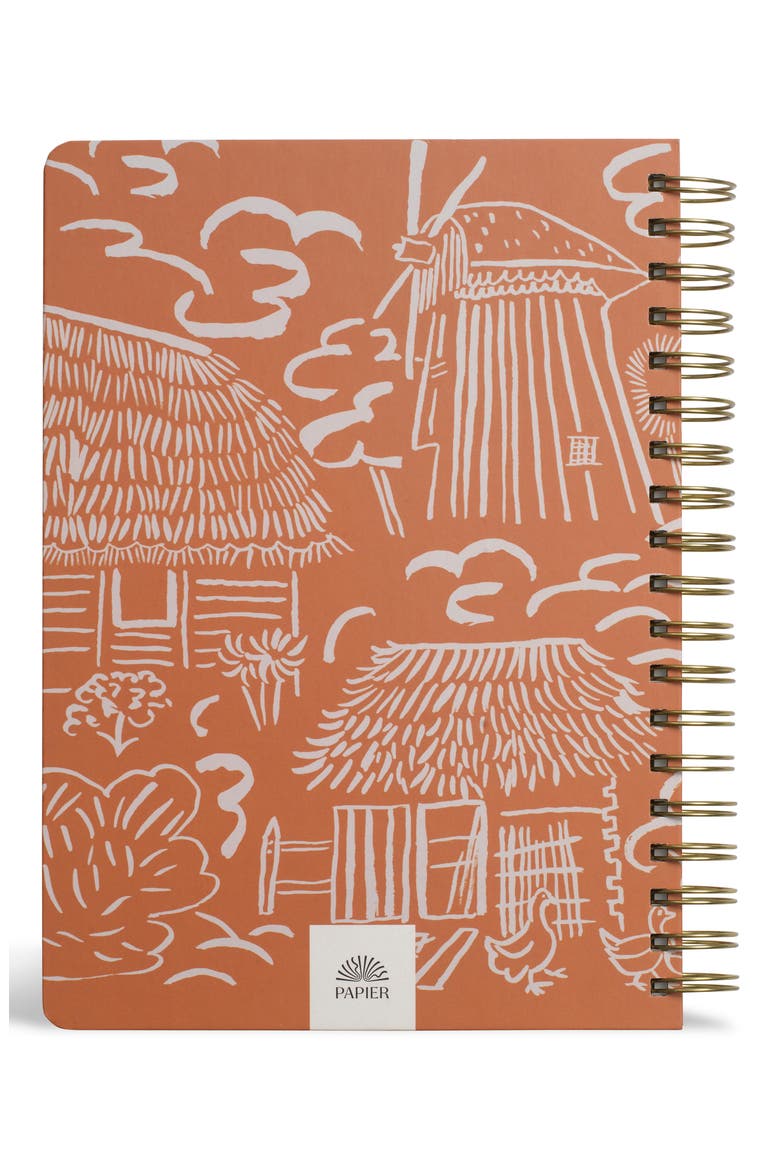Over the Hills B5 Spiral Travel Journal, Alternate, color, NO COLOR