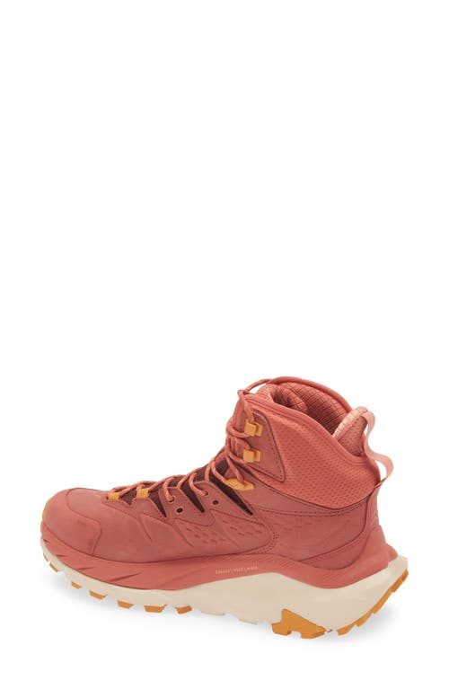 Hoka Kaha 2 Gtx Waterproof Hiking Boot In Hot Sauce/shifting Sand