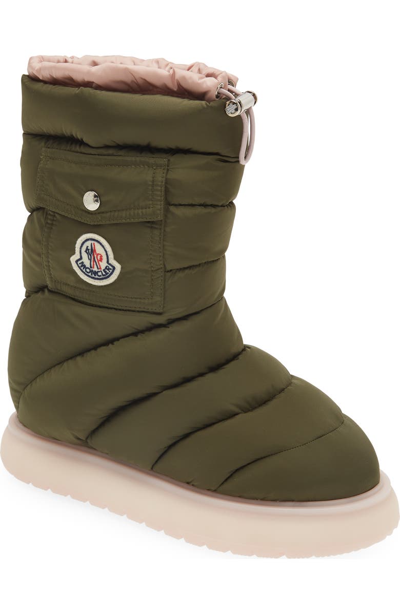 Moncler Gaia Pocket Puffer Snow Boot, Main, color,