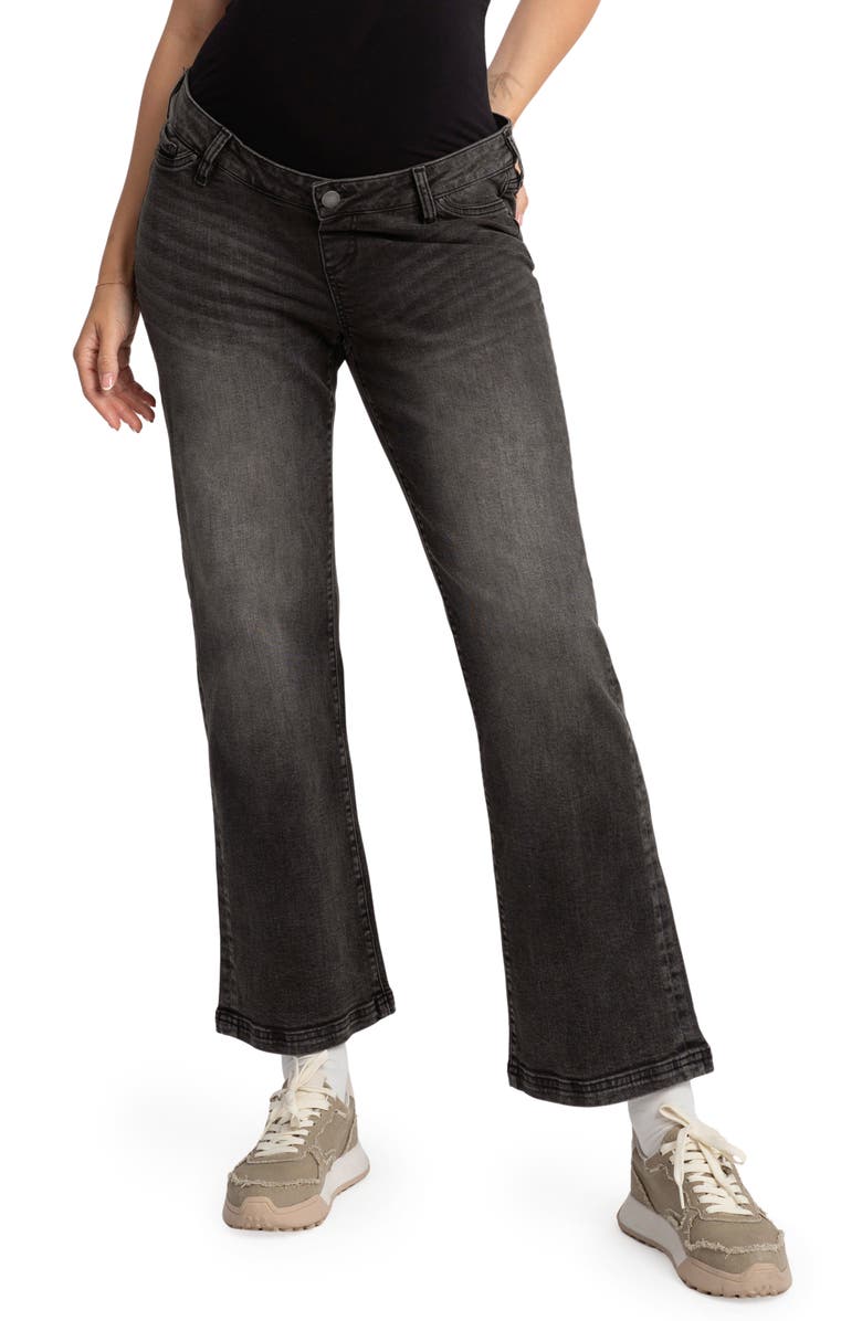 Seraphine Over the Belly Wide Leg Maternity Jeans, Main, color, 