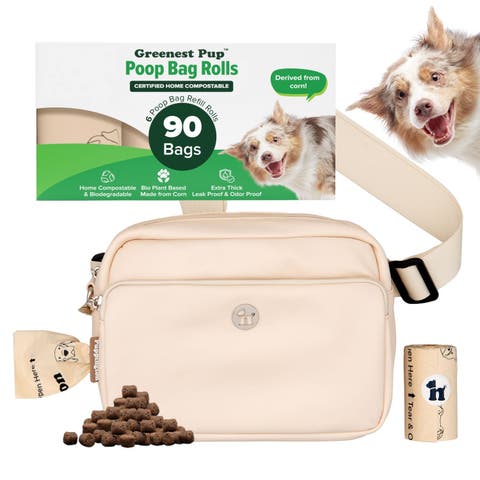 Walk Star Kit 3-in-1 Dog Walk Bag plus Matching 90 Refill Dog Poop Bags