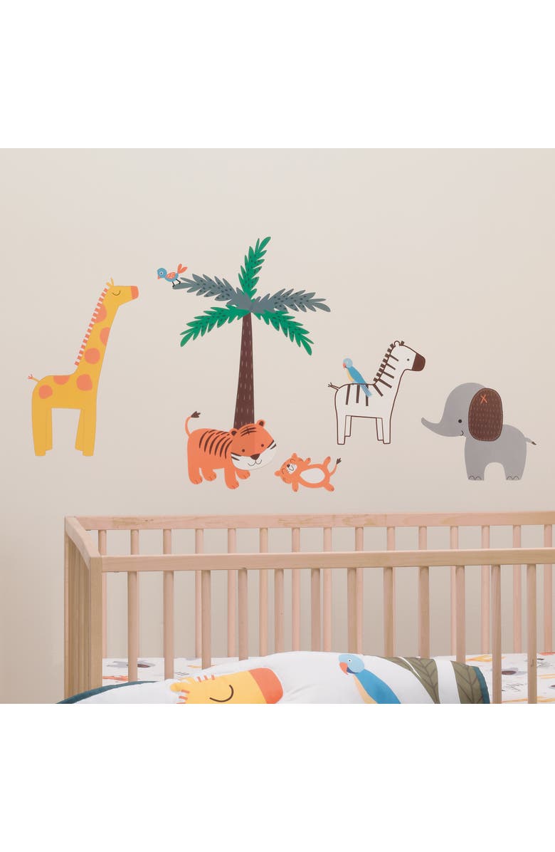 Bedtime Originals Lollipop Jungle Colorful Safari Themed Wall Decals/Stickers, Alternate, color, Multicolor