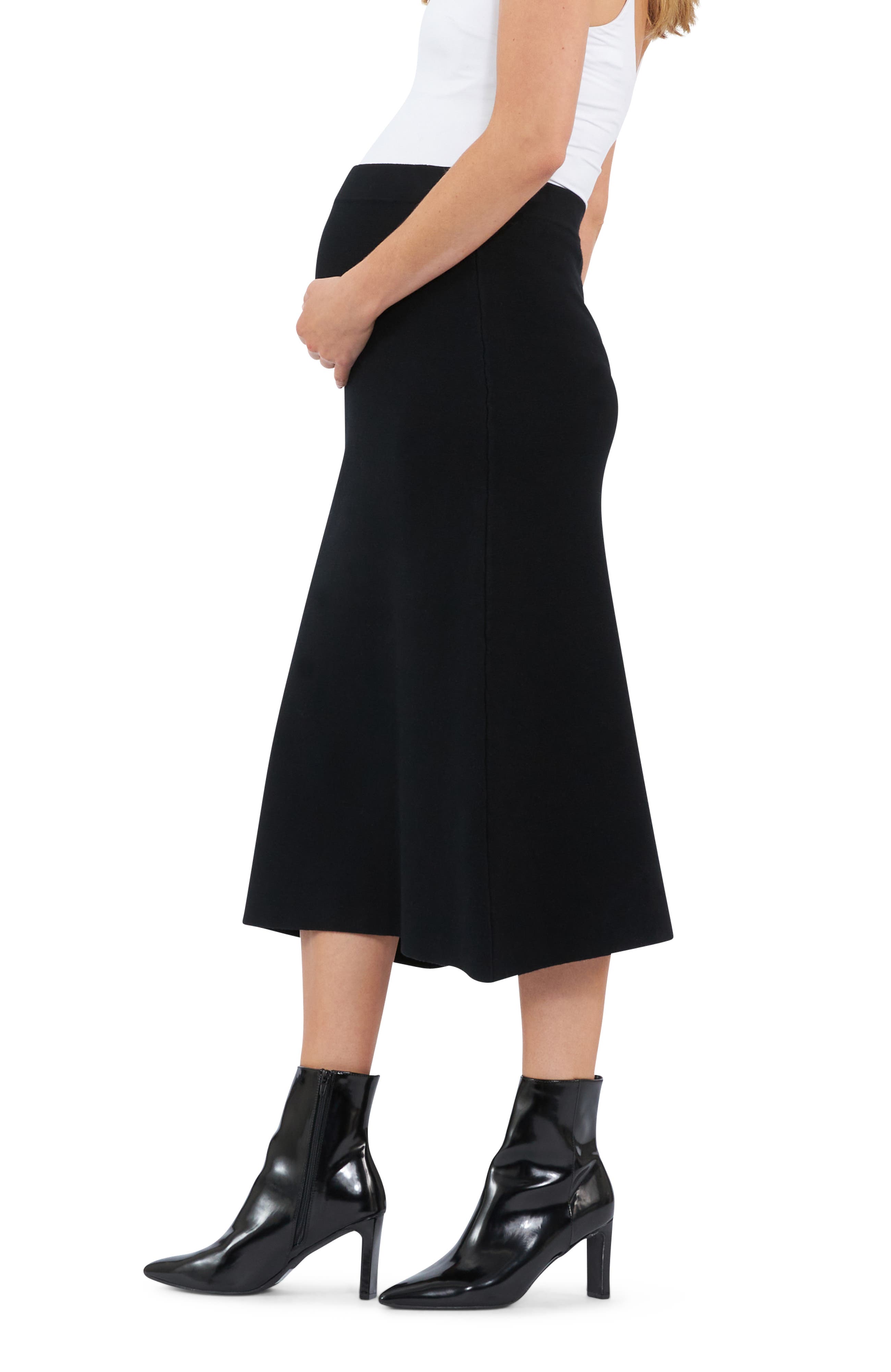 A-Line Knit Skirt - image 2