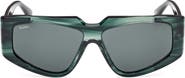 Max Mara 58mm Geometric Sunglasses