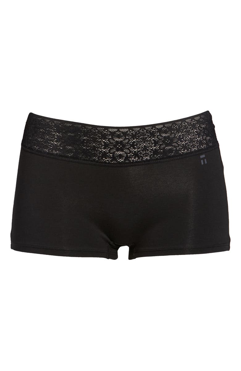 Tommy John Cool Cotton Lace Boyshorts, Alternate, color, 