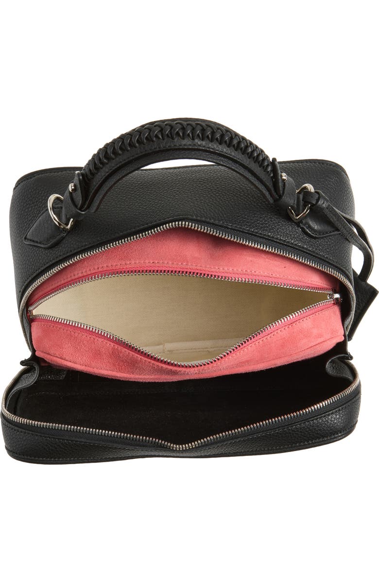 Altuzarra Tack Trunk Crossbody Bag, Alternate, color, Black