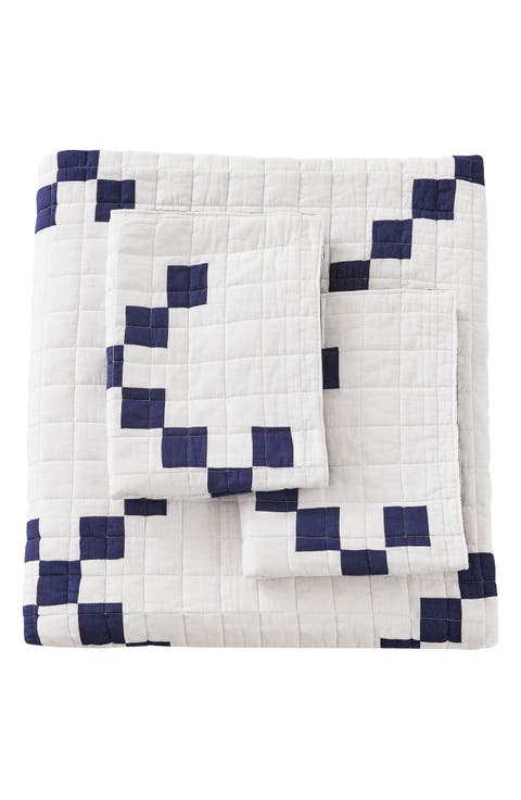 Irish Chain Patchwork Quilt Set