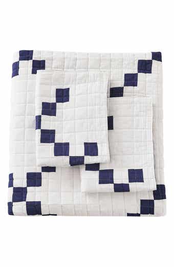 MELANGE HOME Irish Chain Patchwork Quilt Set