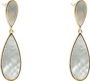 Argento Vivo Sterling Silver Mother-of-Pearl Drop Earrings