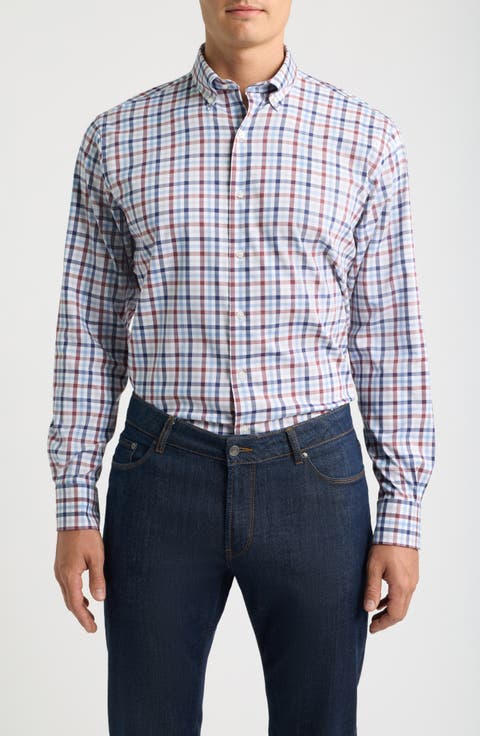 Elliot Checked Stretch Sport Shirt
