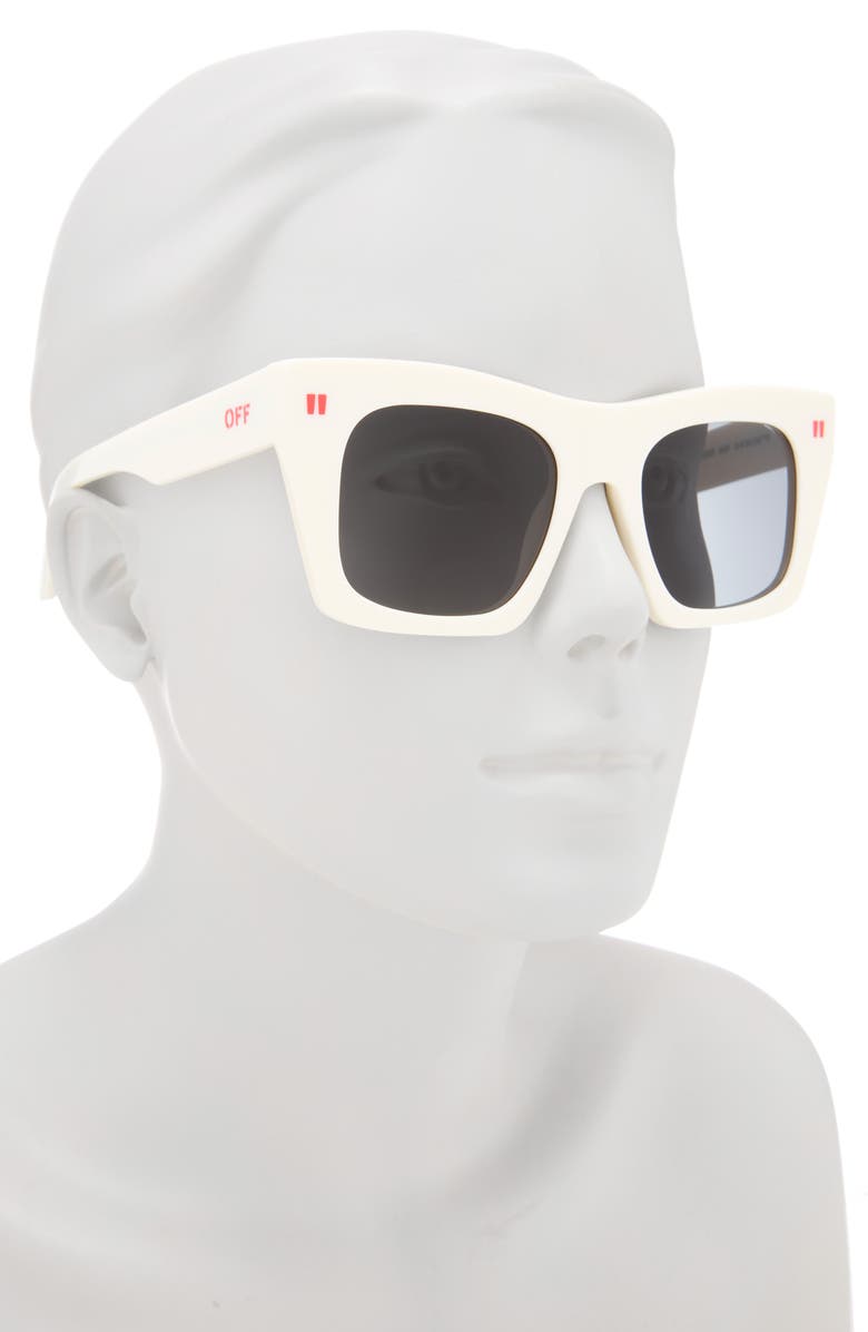 Off-White 51mm Selma Square Sunglasses, Alternate, color, 