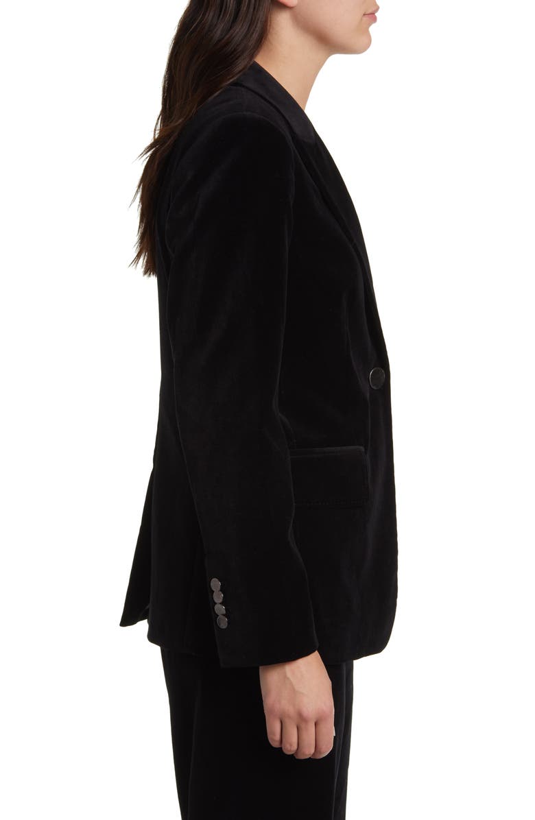KOBI HALPERIN Ramsey Peak Lapel Velvet Blazer, Alternate, color, 