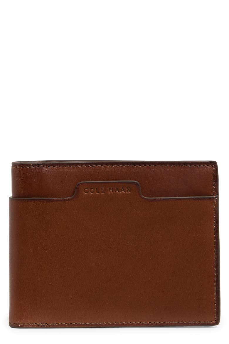 Diamond Slim Bifold Wallet, Main, color, TAN