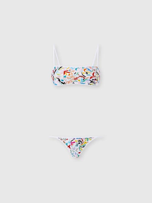 Missoni Bralette Bikini In Printed Stretch Fabric in Multicoloured at Nordstrom, Size 44