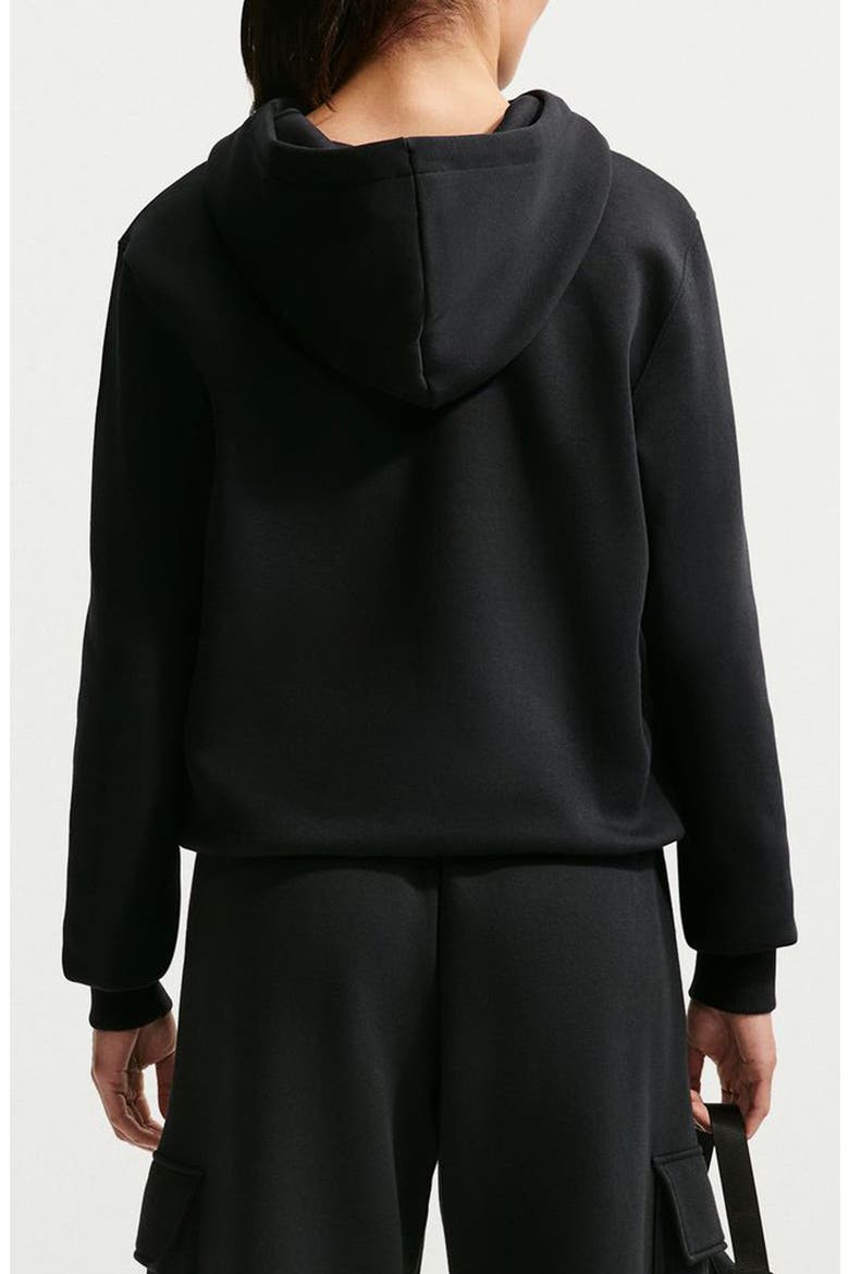 Phoenix Fleece Pullover Hoodie, Alternate, color, BLACK/ SAIL