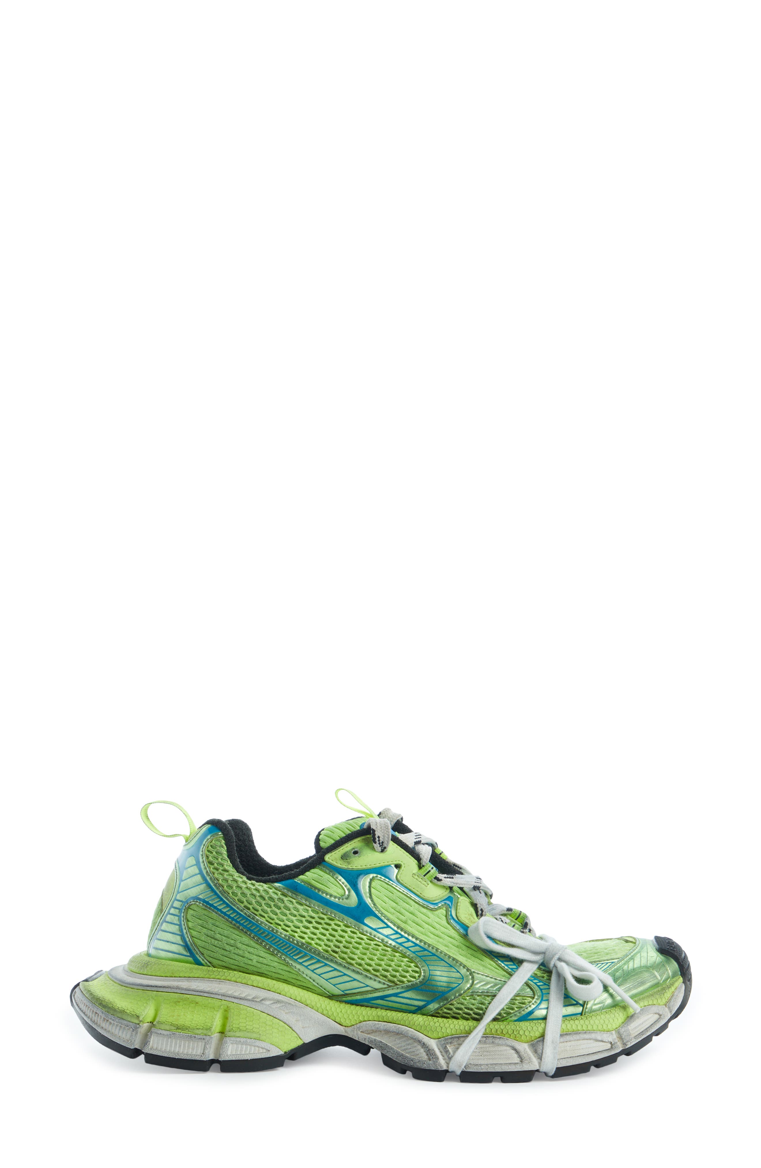 3XL Sneaker, Alternate, color, FLUO YELLOW/ BLUE