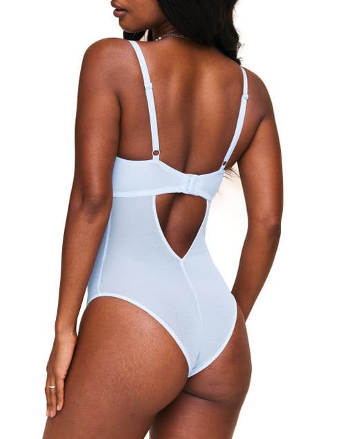 Shop Adore Me Sirena Bodysuit Lingerie In Medium Blue
