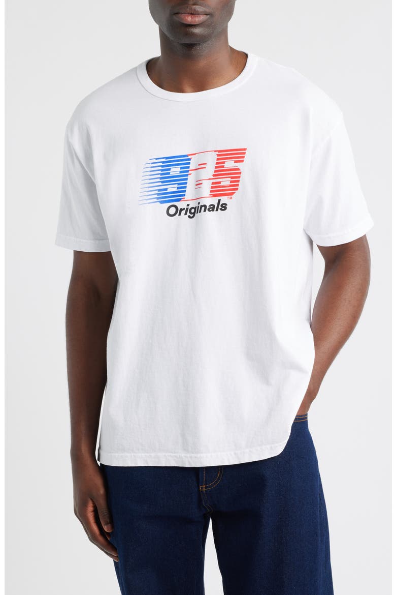 Marathon Graphic Print T-Shirt, Main, color, WHITE