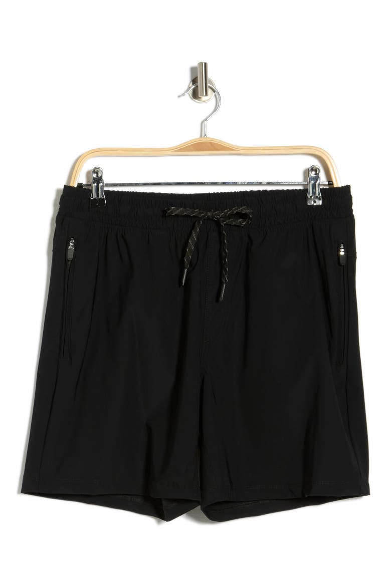 Warp Interval 7-Inch Shorts, Alternate, color, BLACK