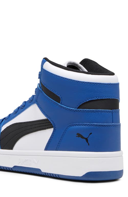 Puma Rebound Layup High Top Sneaker In Blue