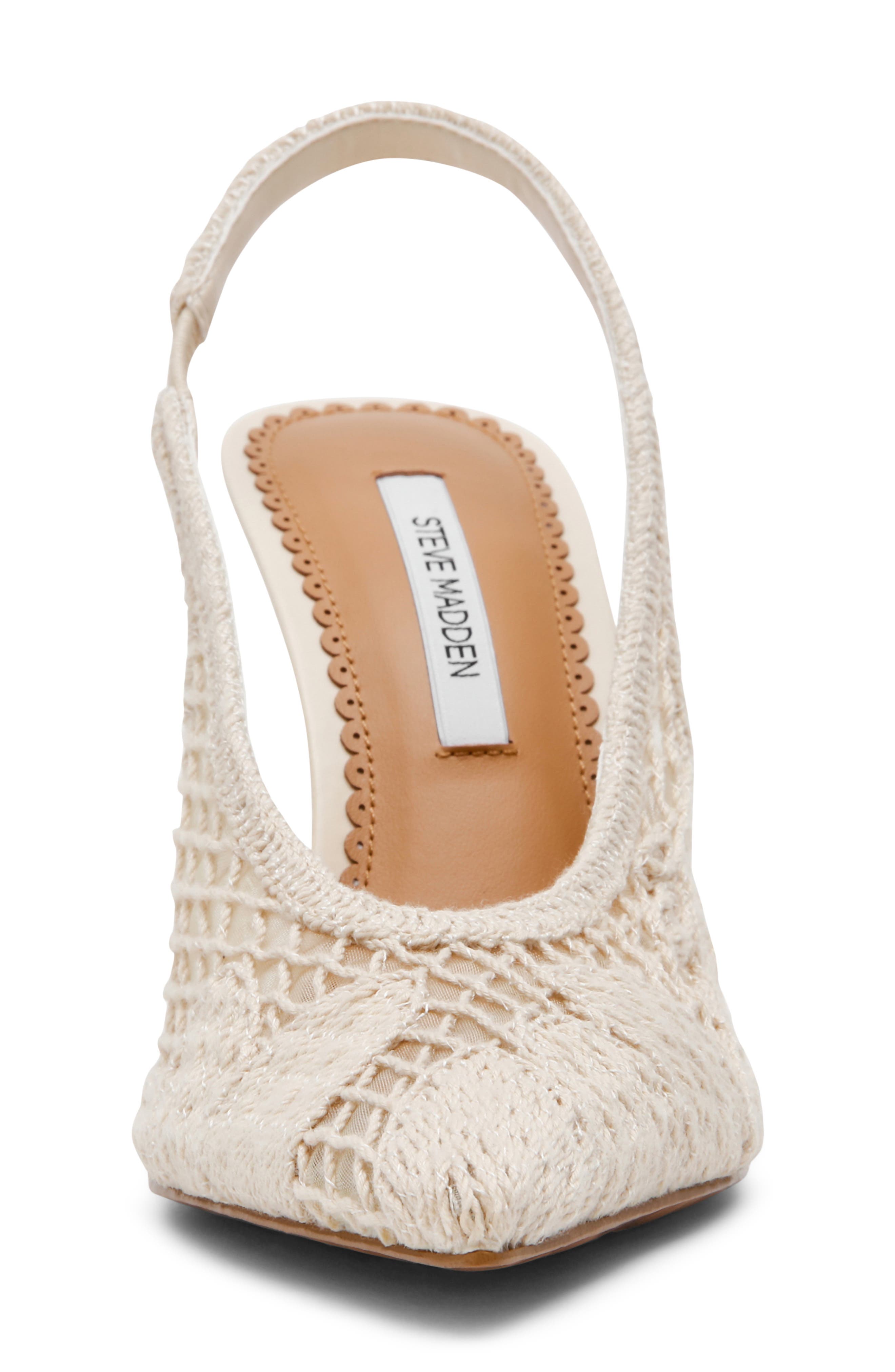 Andromeda Slingback Sandal, Alternate, color, BONE