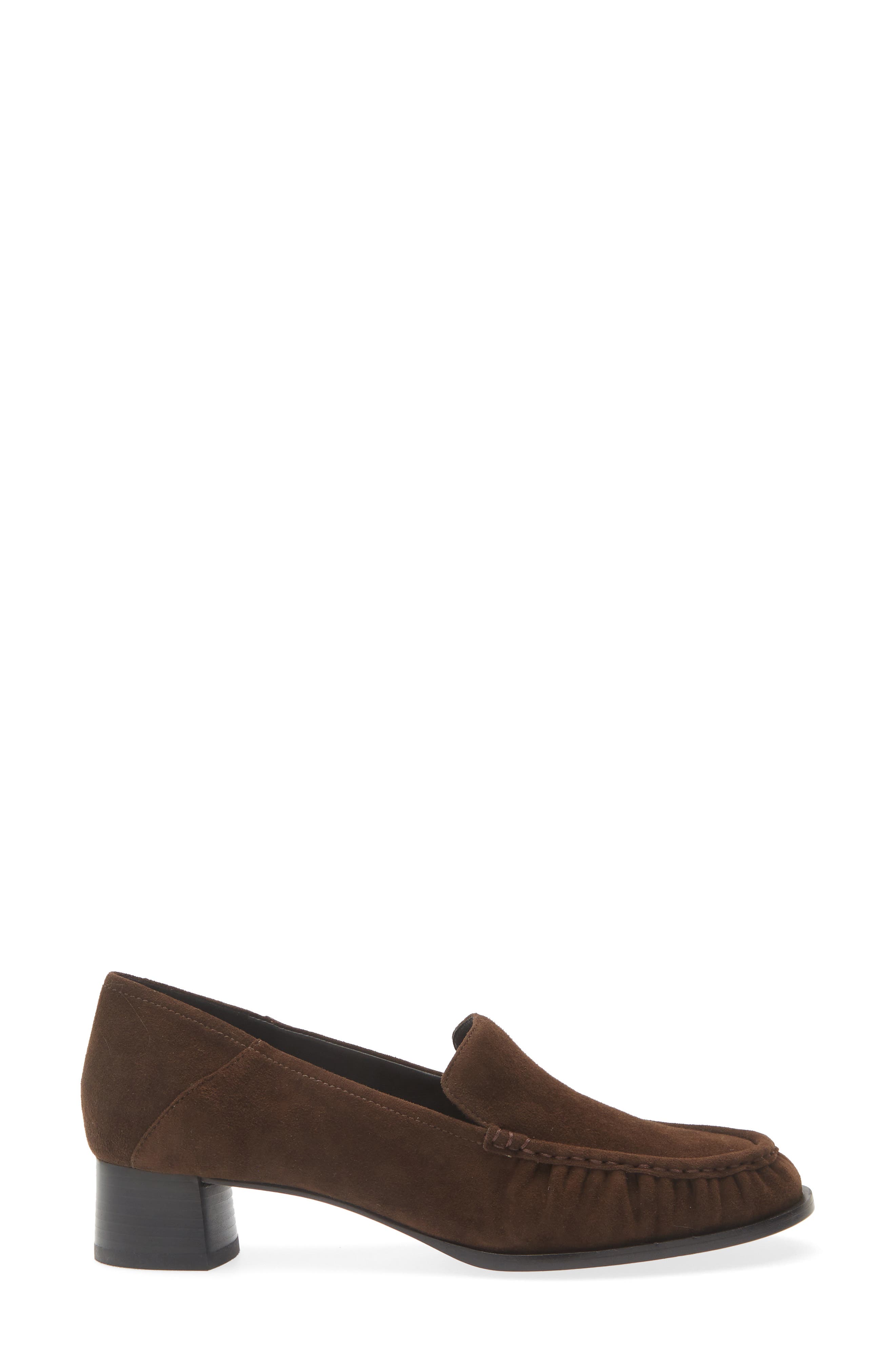 3.1 Phillip Lim Nadia Heeled Loafer, Alternate, color, Chocolate