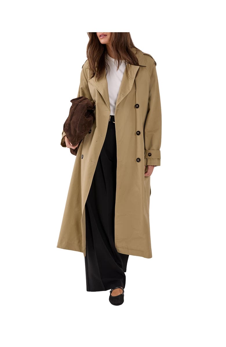 NASTY GAL Essentials Trench Coat, Alternate, color,