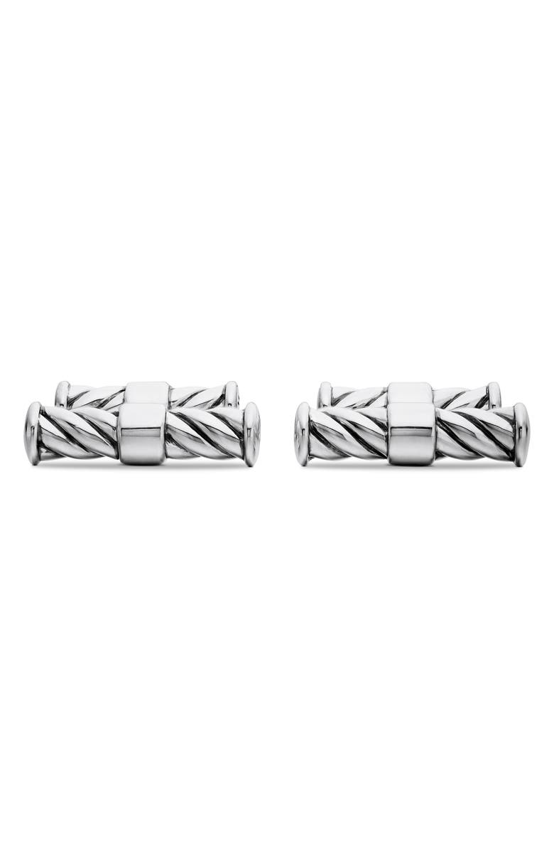 David Yurman Cable Classics Cuff Links, Main, color, 