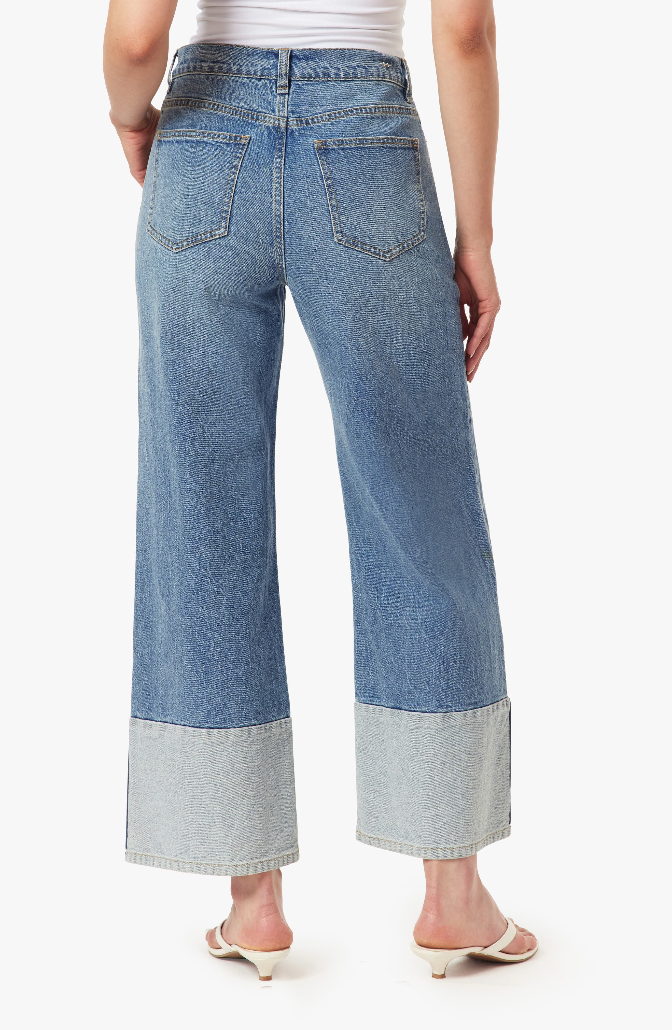 Ankle Cuff Wide Leg Jeans - image 2
