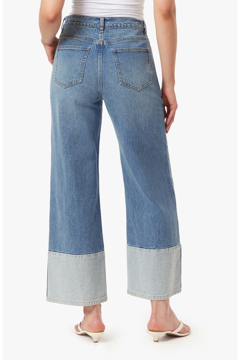 Ankle Cuff Wide Leg Jeans, Alternate, color, ADRIFT