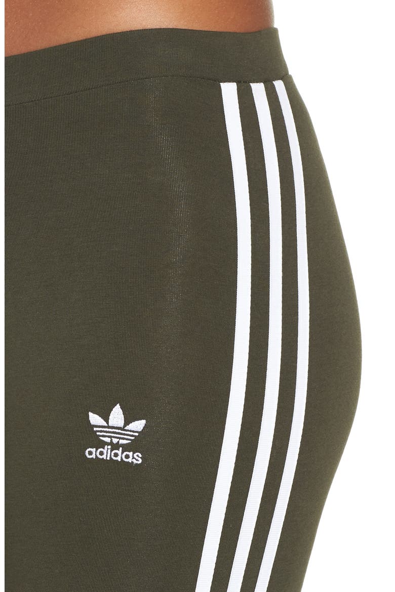 adidas 3-Stripes Tights, Alternate, color, NIGHT CARGO